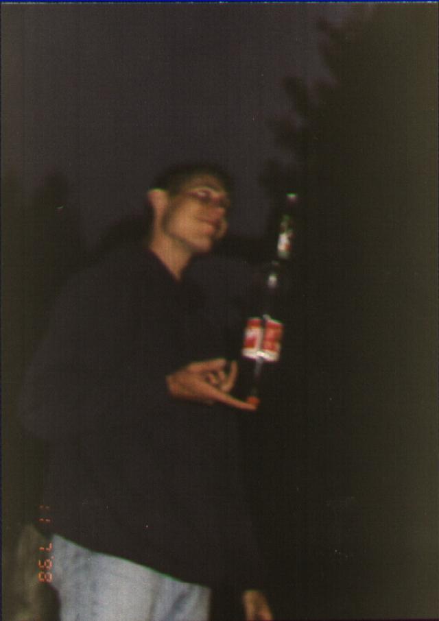 Fliege, die Flasche